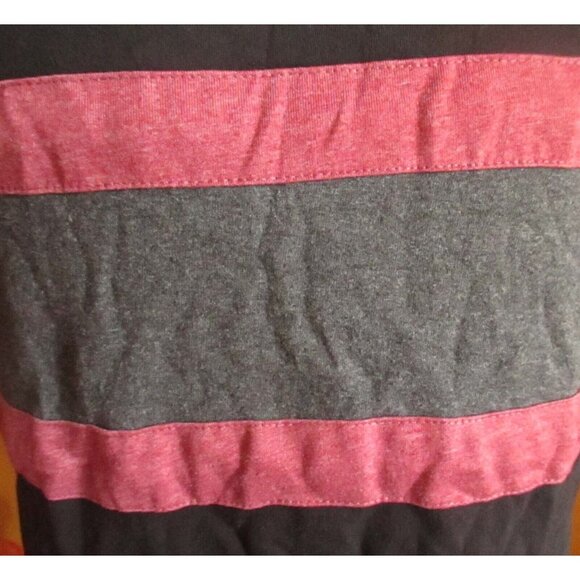 90's Nerd M Vintage Smash Mens Crewneck T-Shirt W/ Red & Gray Stripes - Picture 2 of 3